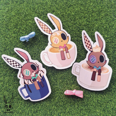 Coffee stickers
